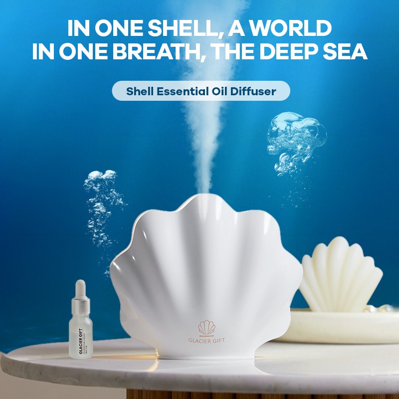 Home Fragrance No 4 - Shell geurbevochtiger, essentiële olie specifieke geurmachine,