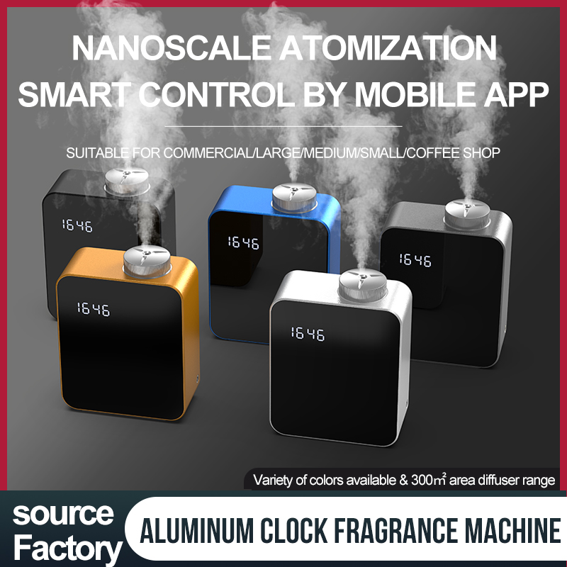 Home Fragrance Aroma - Aluminiumlegering geurmachine geurverspreider met app-besturing voor