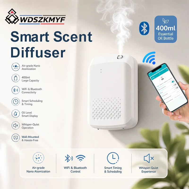 Home Fragrance Aroma - Elektrische etherische olie aroma diffuser, wandmontage,