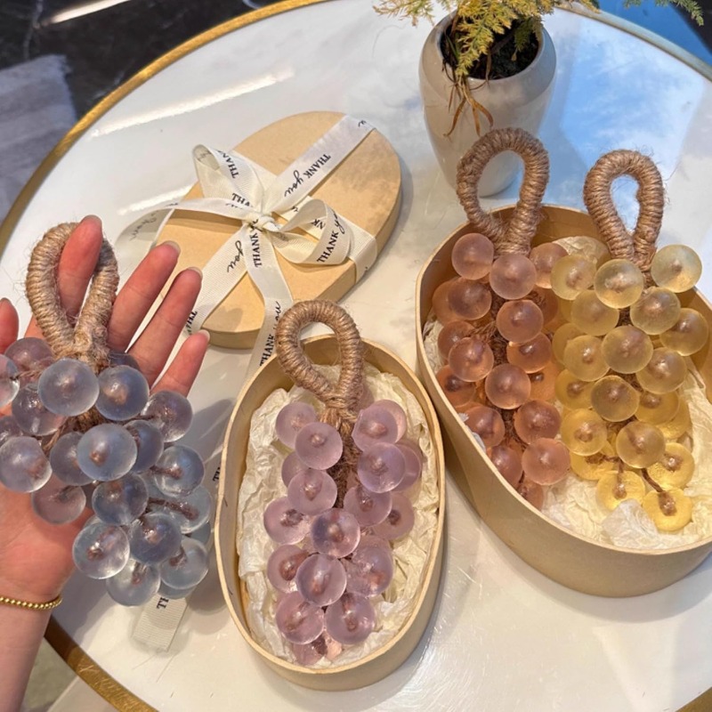Home Fragrance Natural - Druivenhandgemaakte zeep Natuurlijke DIY Kristalzeep Fruitgeurende