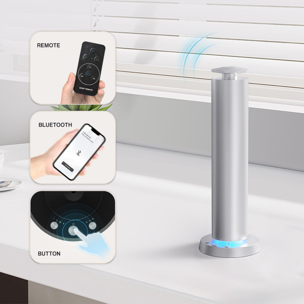Home Fragrance Aroma - Huisparfum Bluetooth Aroma Diffuser Batterij Metaal