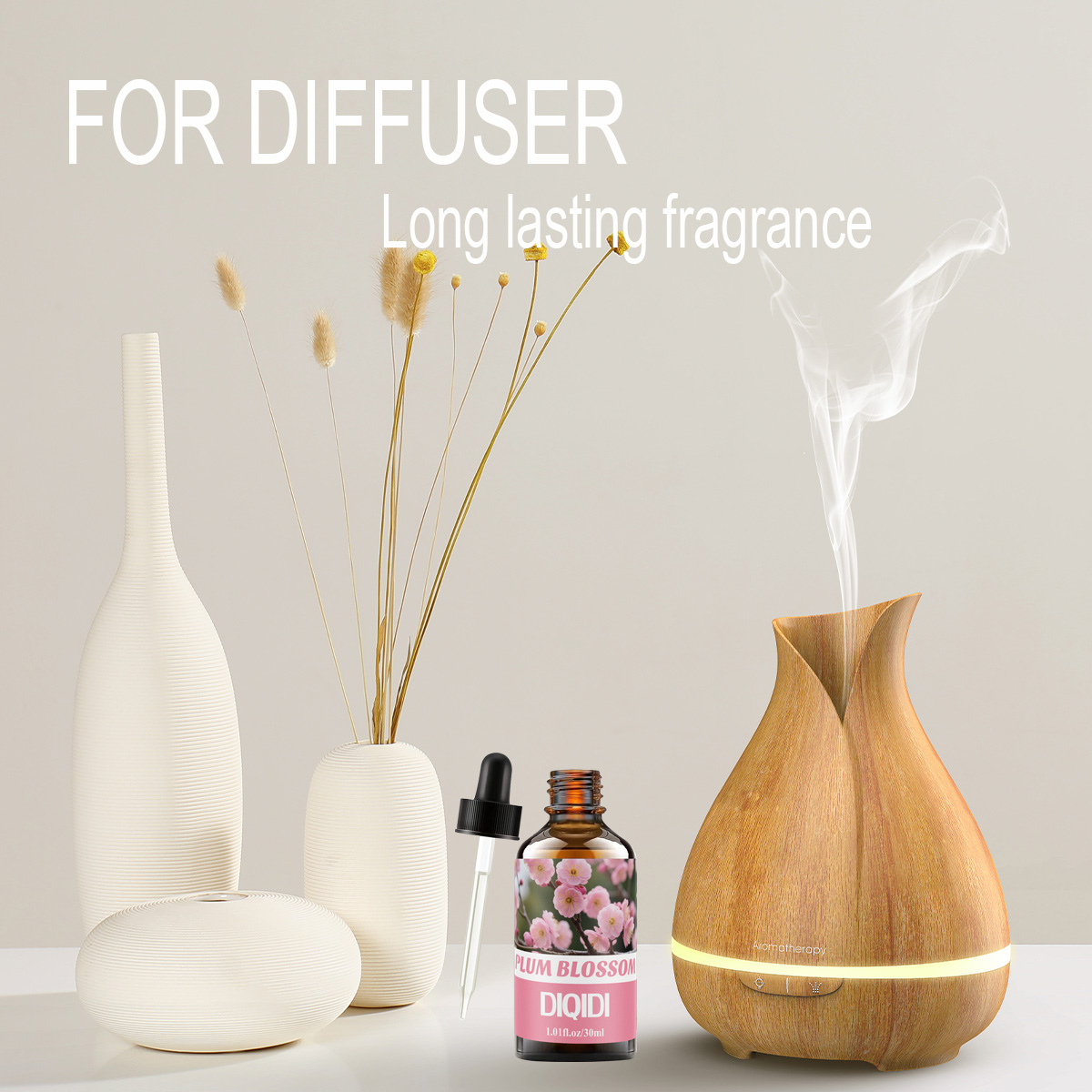 Pruimen essentiële olie, langd - Home Fragrance Units recensie en prijs