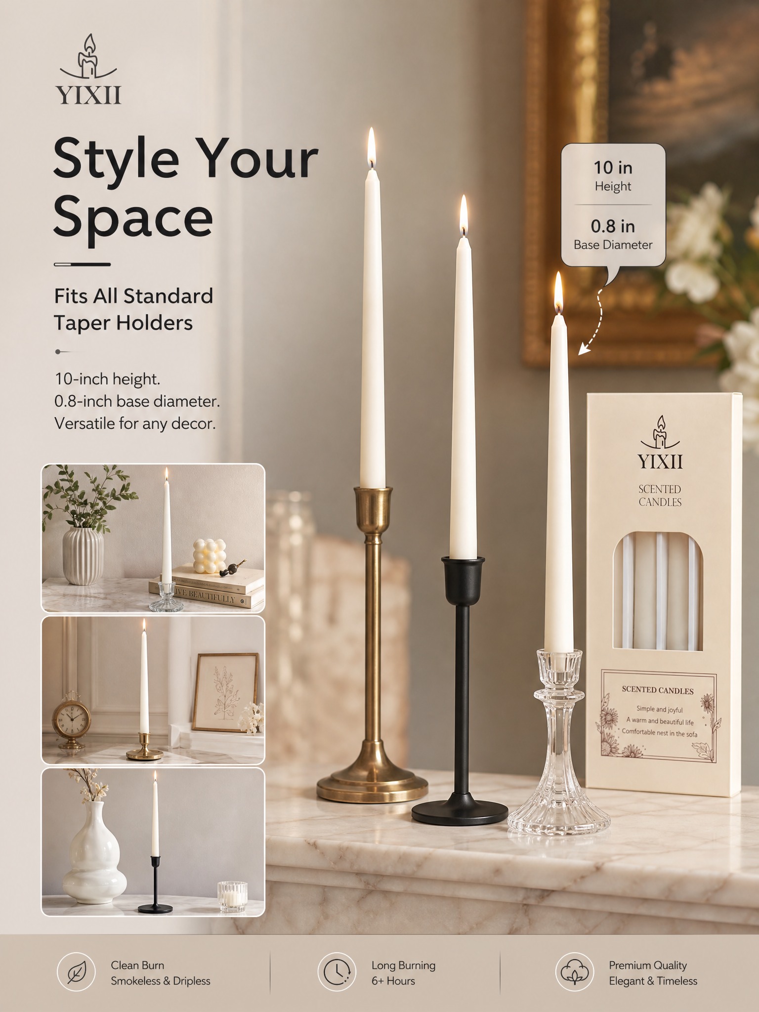 4 stuks verticaal gestreepte l - Home Fragrance No 4 recensie en prijs