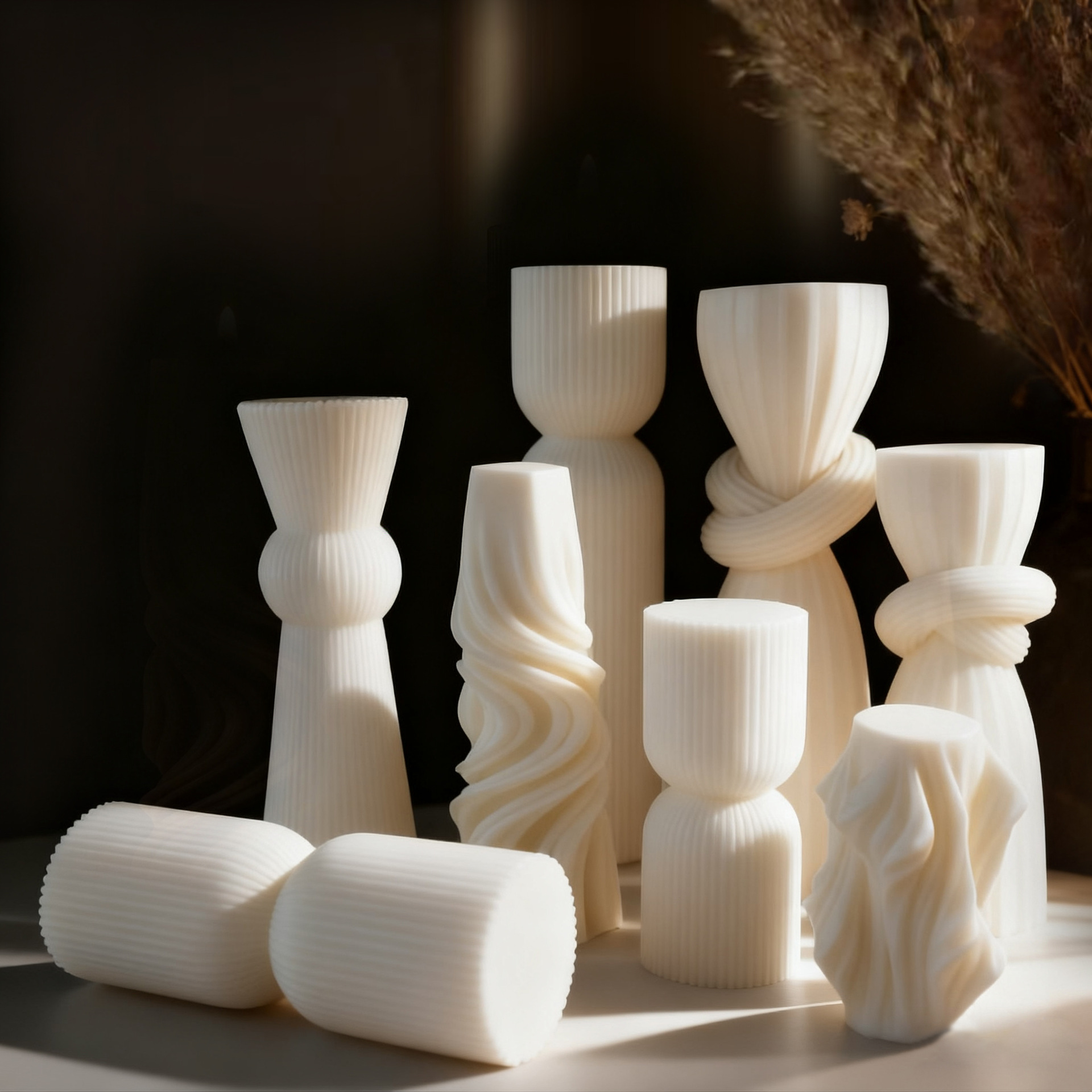 Noordse minimalistische witte  - Home Fragrance Flowers recensie en prijs