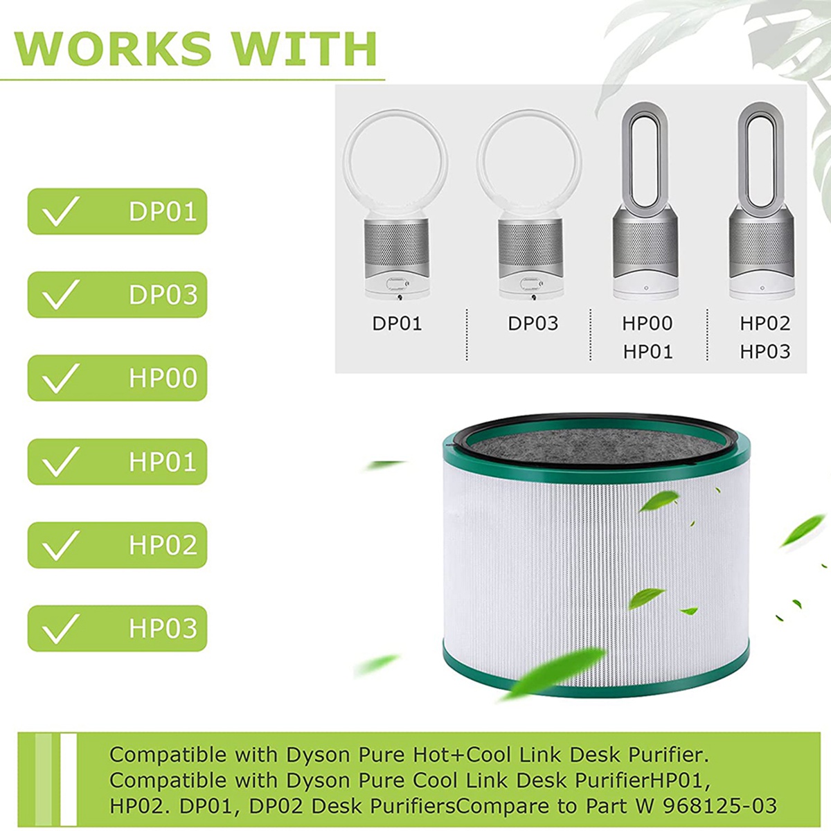 HGHO Vervangingsfilter voor Dy - Dyson Fan Pure Cool recensie en prijs